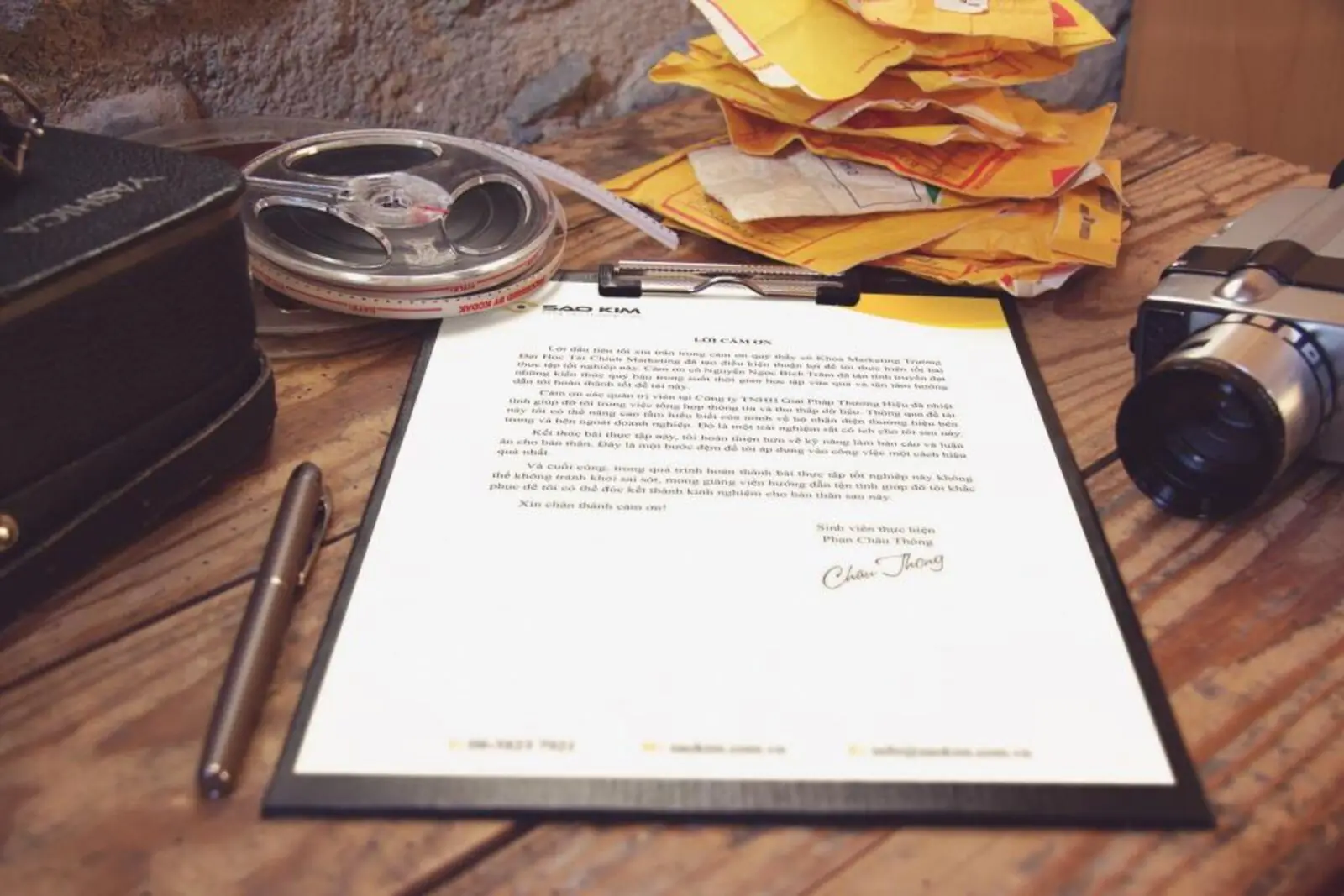 Paperwork being completed at a desk during a bail bond appointment